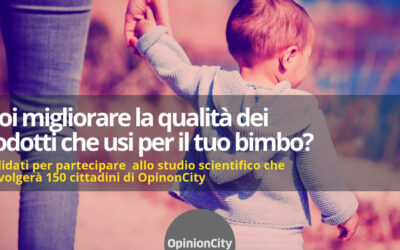 Sei la mamma o il papà di uno o più bimbi di età compresa fra i 6 mesi e i 3 anni?