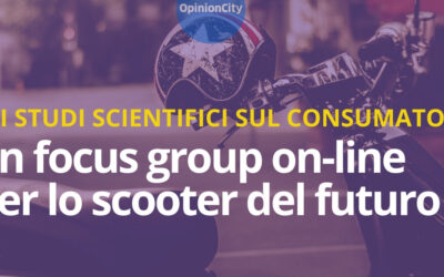 Un Focus Group on-line per lo scooter del futuro
