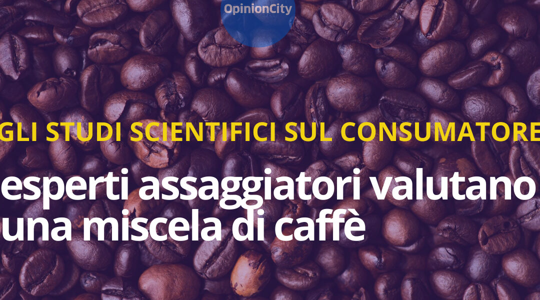 Esperti assaggiatori valutano una miscela di caffè