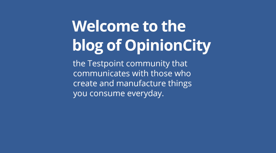 Welcome to the blog of OpinionCity