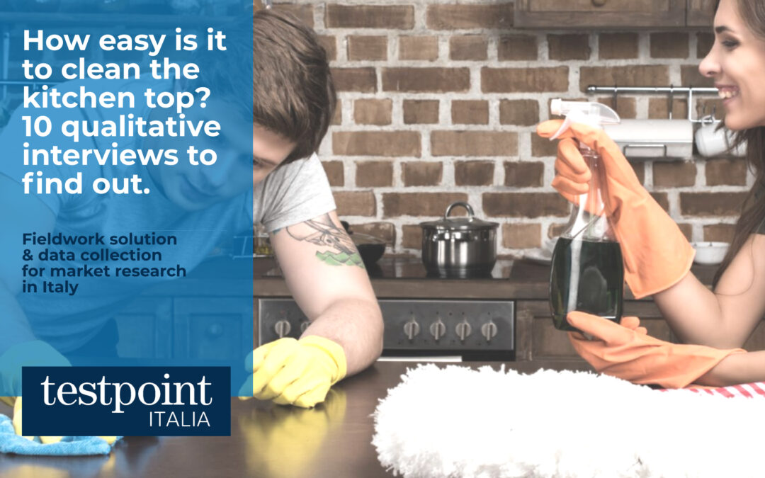 How much easy is it to clean the kitchen top? 10 qualitative interviews to find out