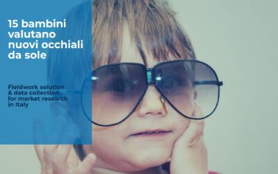 15 bambini valutano nuovi occhiali da sole 
