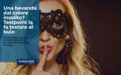 Una bevanda dal colore insolito? Testpoint la fa testare… al buio