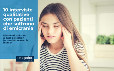 10 interviste qualitative a pazienti che soffrono di emicrania 