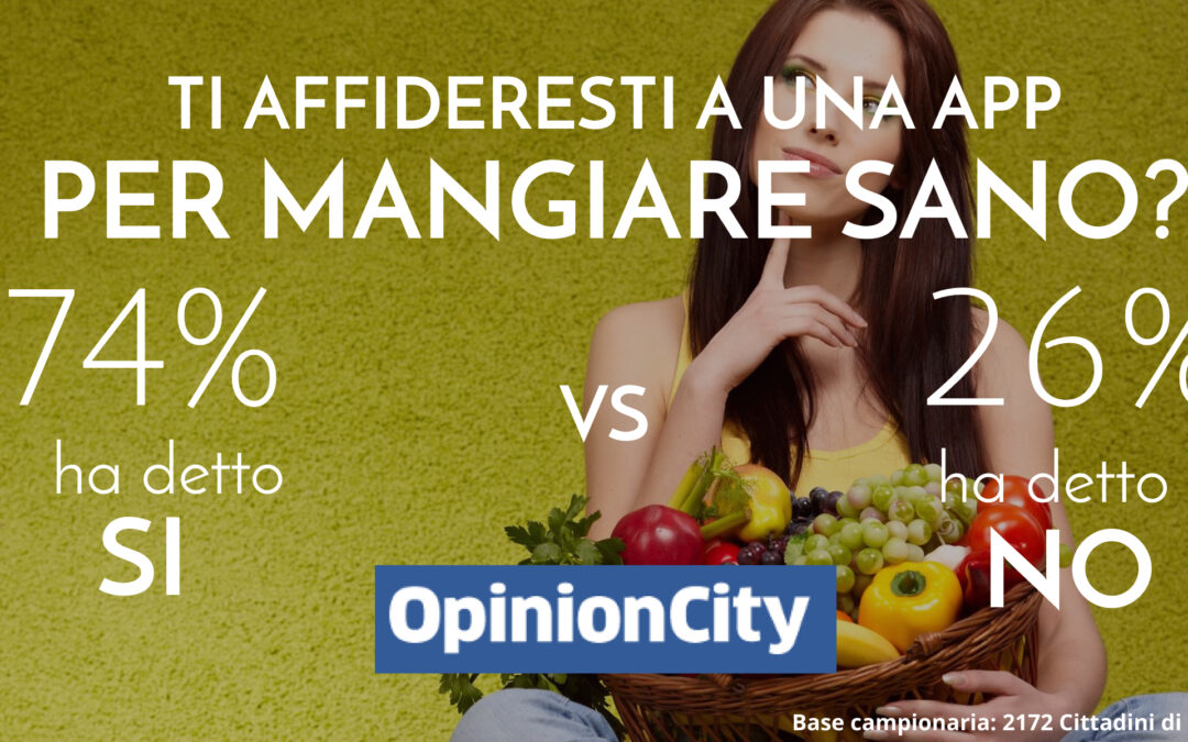 Ti affideresti ad una app per mangiare sano? Ecco i risultati dell’inchiesta 