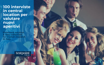 100 interviste in central location per testare nuovi aperitivi