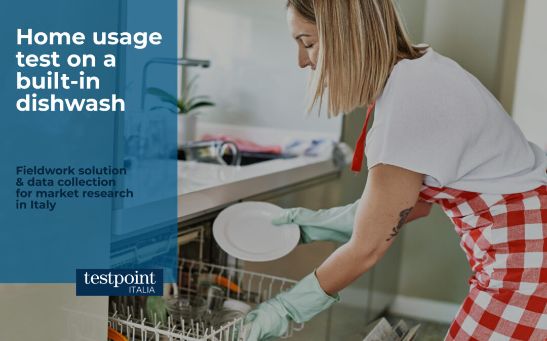 A home test on a built-in dishwasher