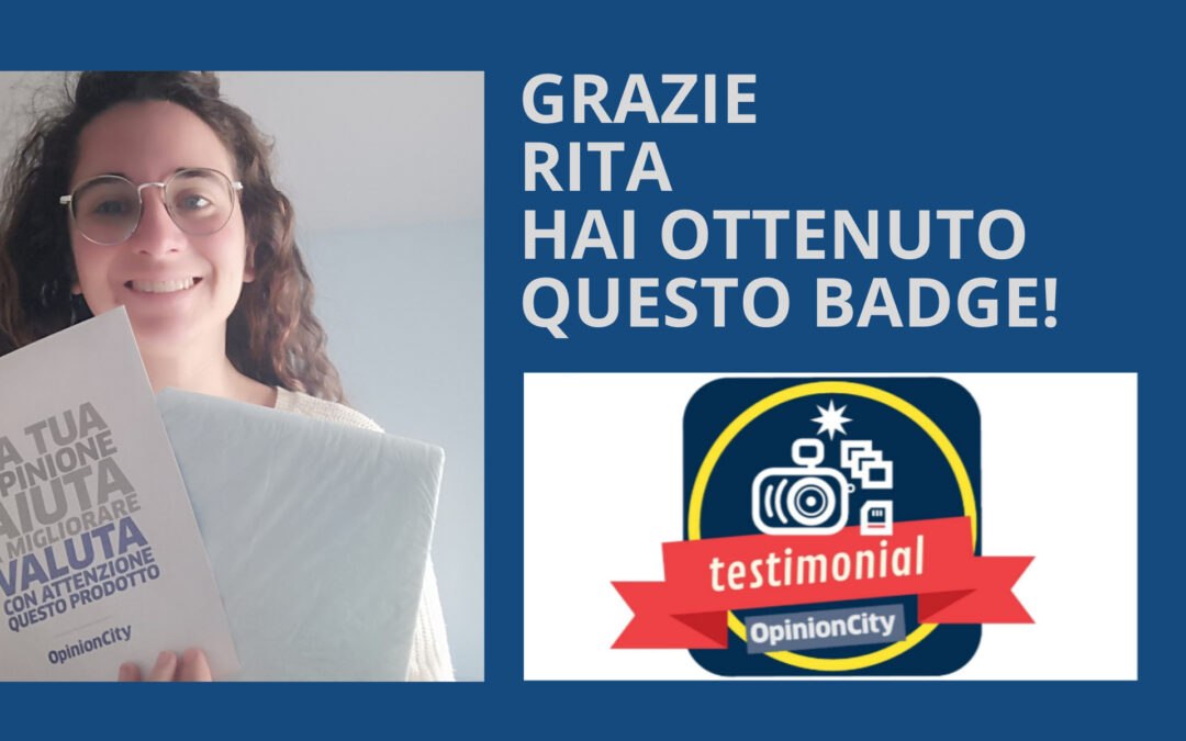 Rita ci racconta la sua esperienza con OpinionCity, la community che ti fa testare i prodotti 
