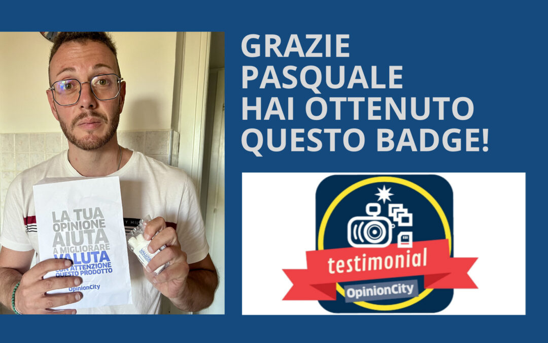 Pasquale ci racconta la sua esperienza con OpinionCity, la community che ti fa testare i prodotti