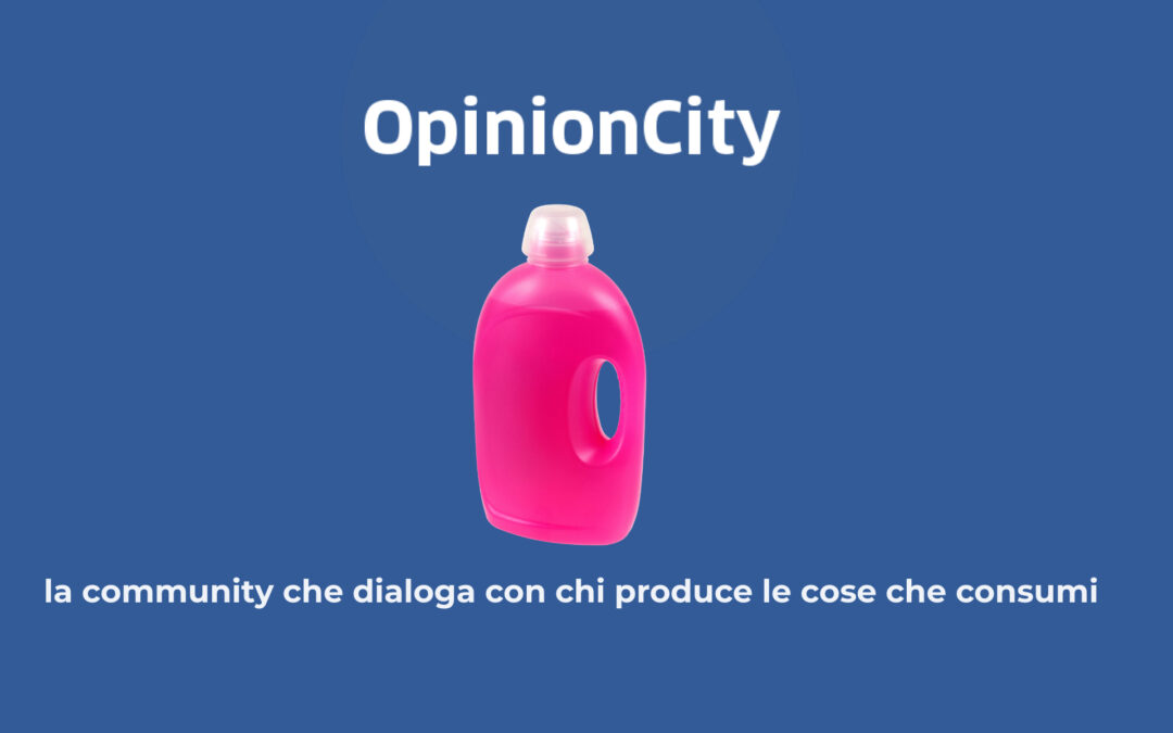 Lucia valuta la profumazione di detersivi per bucato a mano  