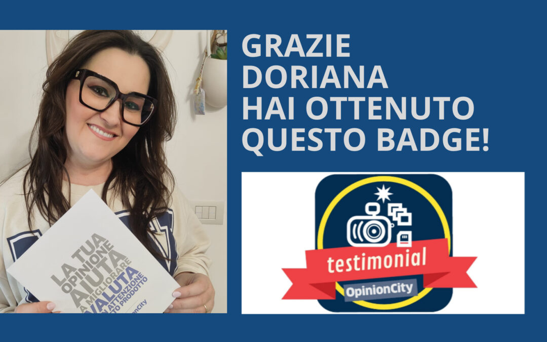 Doriana ci racconta la sua esperienza con OpinionCity, la community che ti fa testare i prodotti 